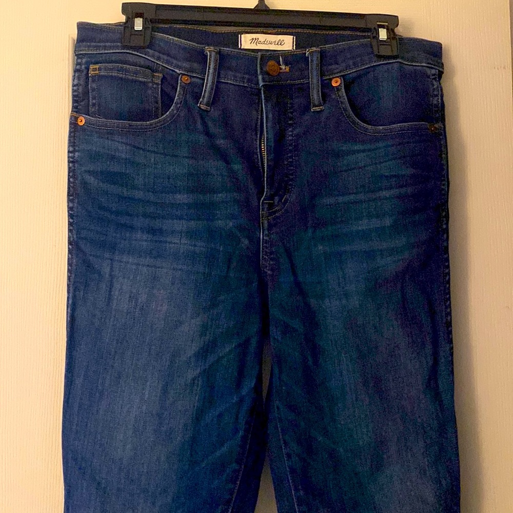 Madewell 10” High Rise Skinny 29T.
